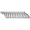 Ekena Millwork SAMPLE - 15 1/2"H x 13 3/8"P x 20 5/8"F x 12"L, Melbourne With Bead Crown Moulding SAMPLE-MLD15X13X20MB - alternate 1